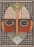 MASK AFRICAN SECOND CANVAS - DECO, PANELS, FRAMES